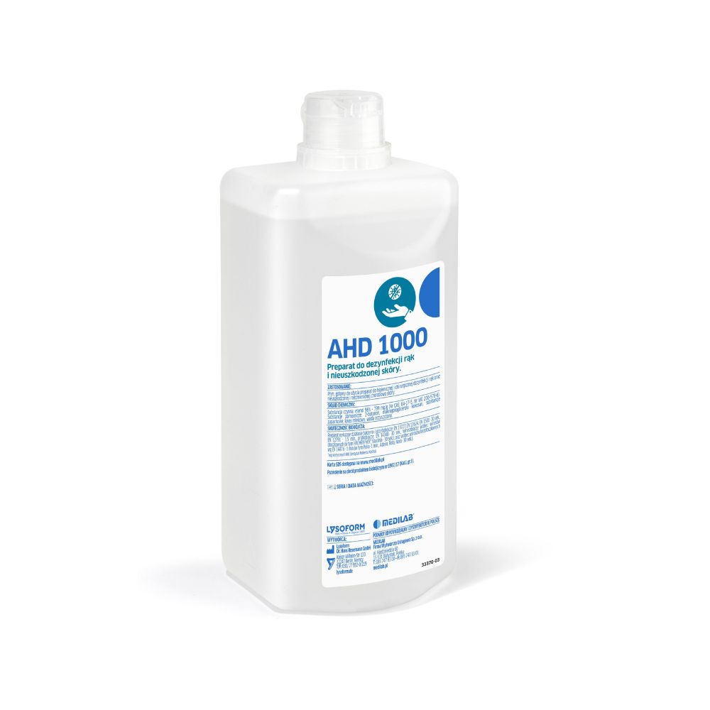 AHD 1000 - płyn do dezynfekcji rąk i skóry 500ml