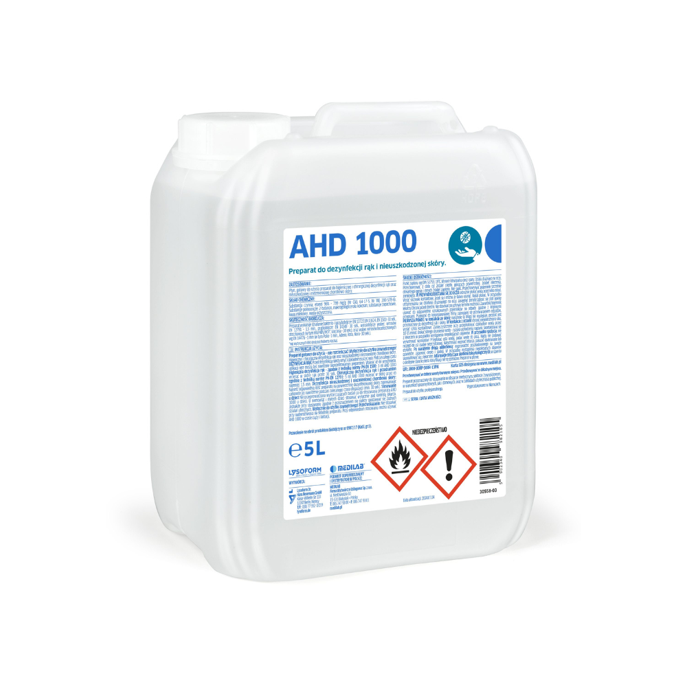 AHD 1000 - płyn do dezynfekcji rąk i skóry 5L