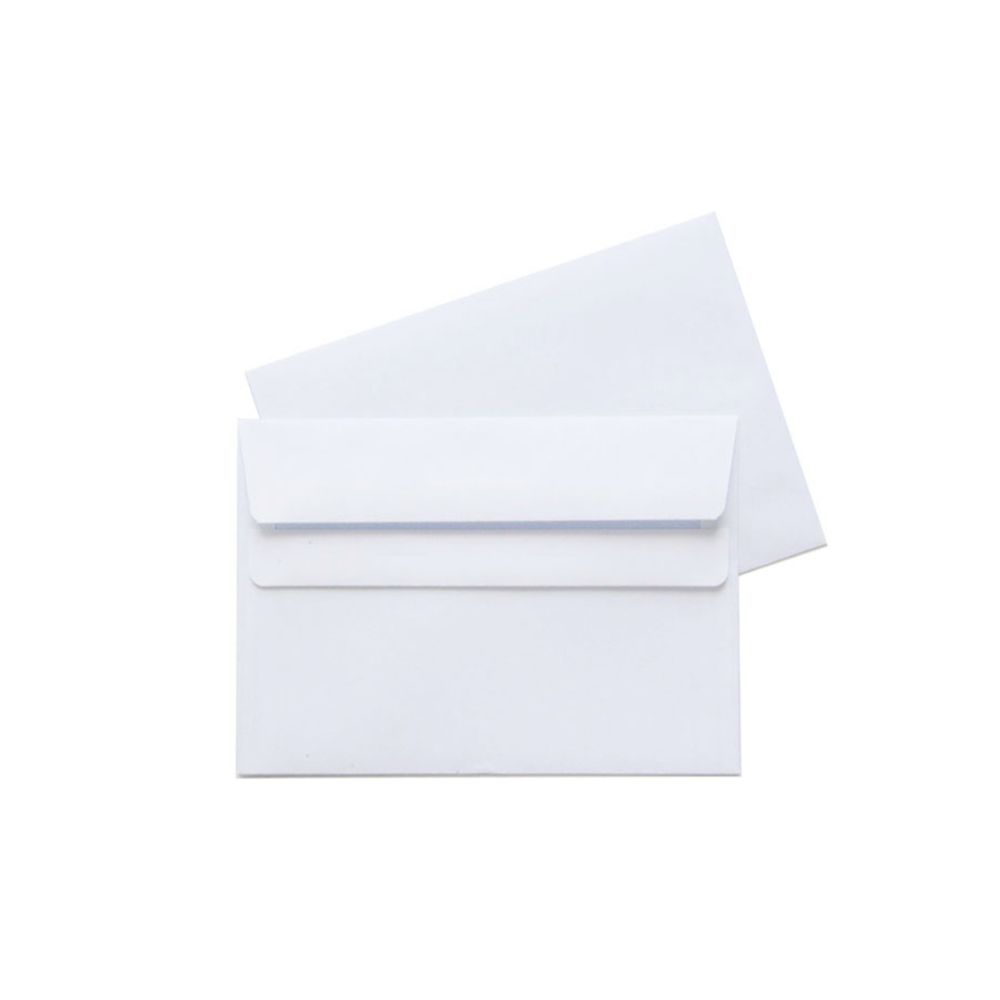 Koperta BIAŁA C6 samoklejąca