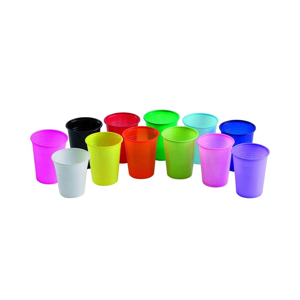 Kubek jednorazowy 180ml 200ml KOLOROWY 100szt