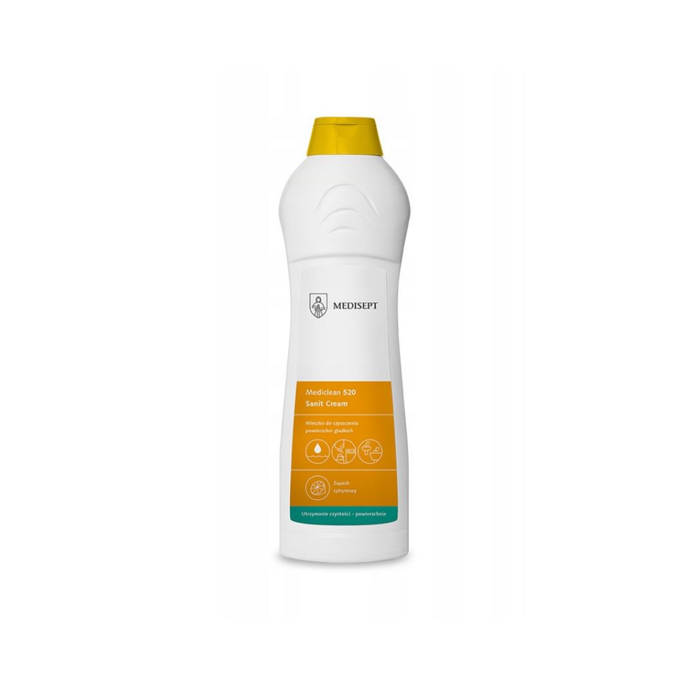Mediclean 520 Sanit Cream - Mleczko do czyszczenia powierzchni gładkich 650ml