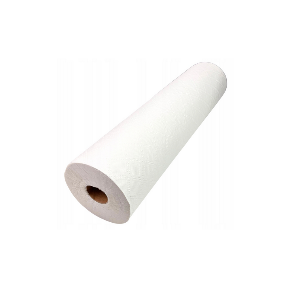 Podkład celulozowy 2-warstwowy (prześcieradło na rolce) 50cm x 50m