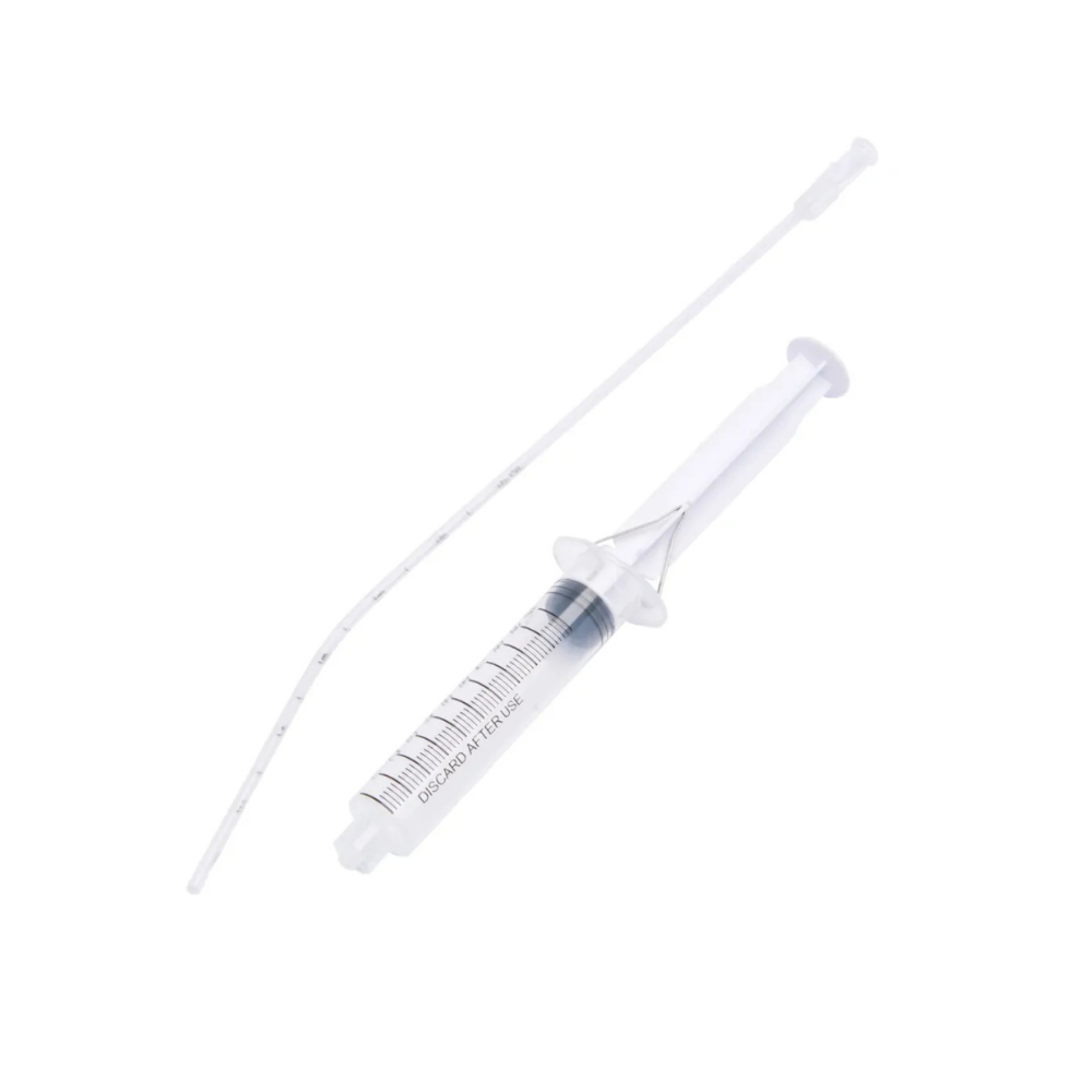 Przyrząd do pobierania materiału z endometrium ,ze strzykawką 10 mm, z zamkiem