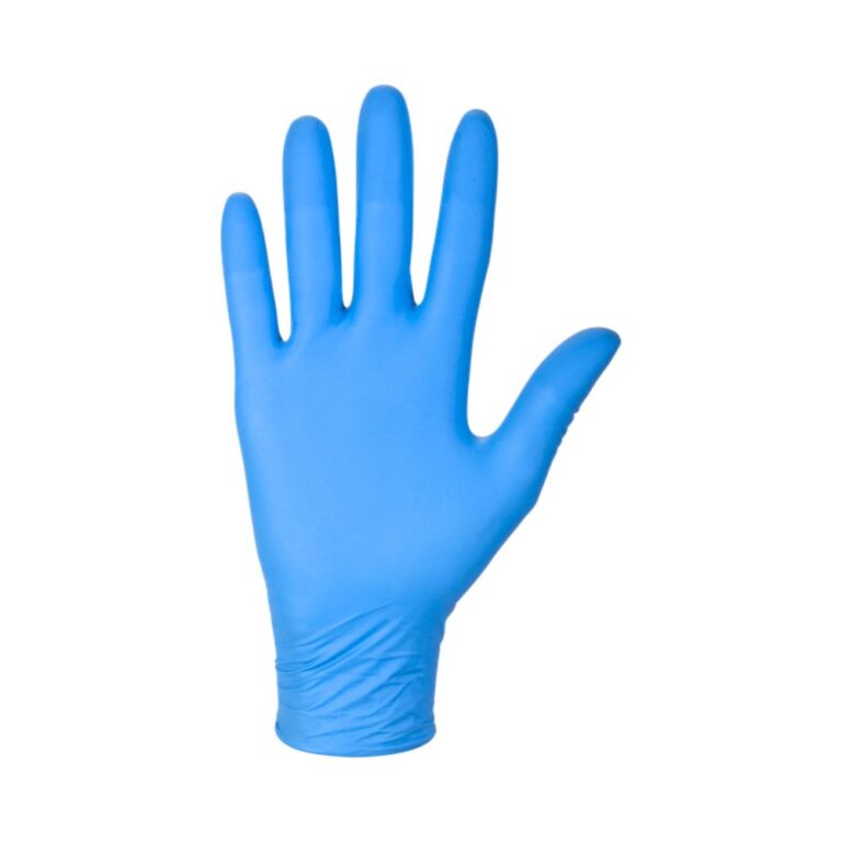 Rękawiczka nitrylowa bezpudrowa niebieska