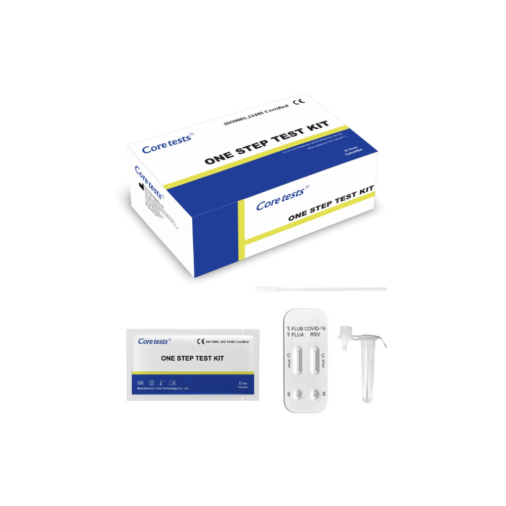 Test COMBO 4w1 Core profesjonalny - opakowanie (25 sztuk)