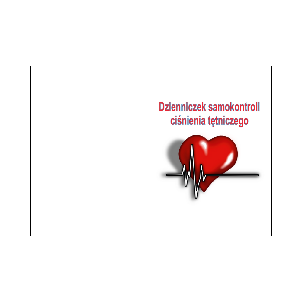 Dzienniczek samokontroli ciśnienia tętniczego A5-A6 100 szt
