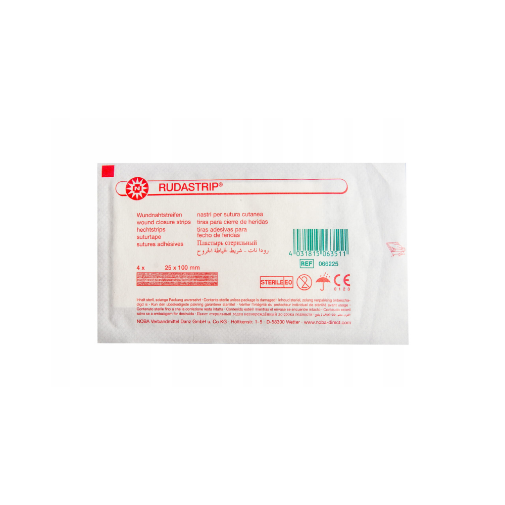 Paski do zamykania ran RUDASTRIP (25 mm x 100 mm) 4 szt