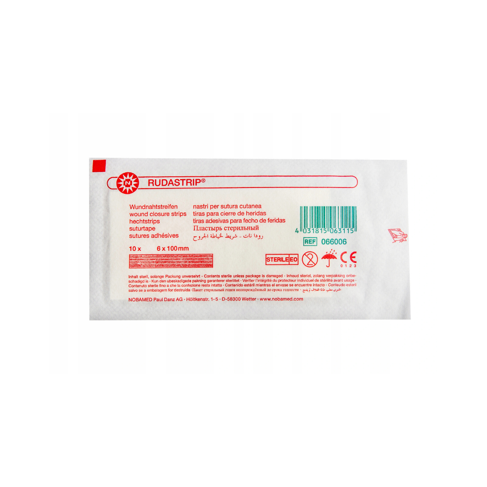 Paski do zamykania ran RUDASTRIP (6 mm x 100 mm) 10 szt