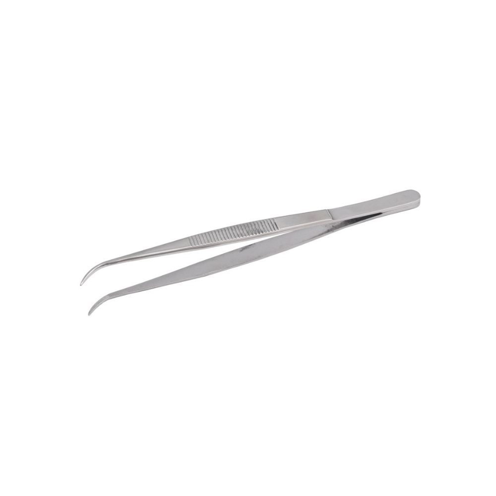 Pinceta anatomiczna do szwu odgięta 130mm