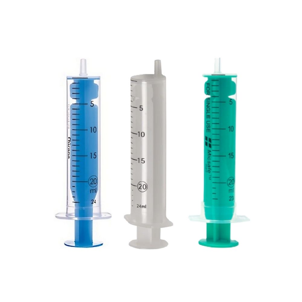 Strzykawki 2-częściowe Luer - 20 ml (op. 100 szt