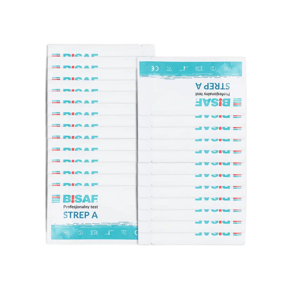 Test Strep A do użytku profesjonalnego (Streptococcus A) – opakowanie 25 szt. (2) test strep a