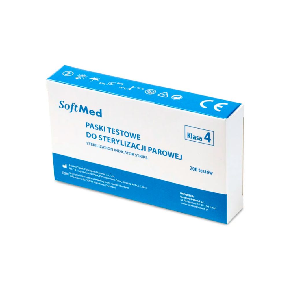 Test do sterylizacji parowej klasa 4 Softmed