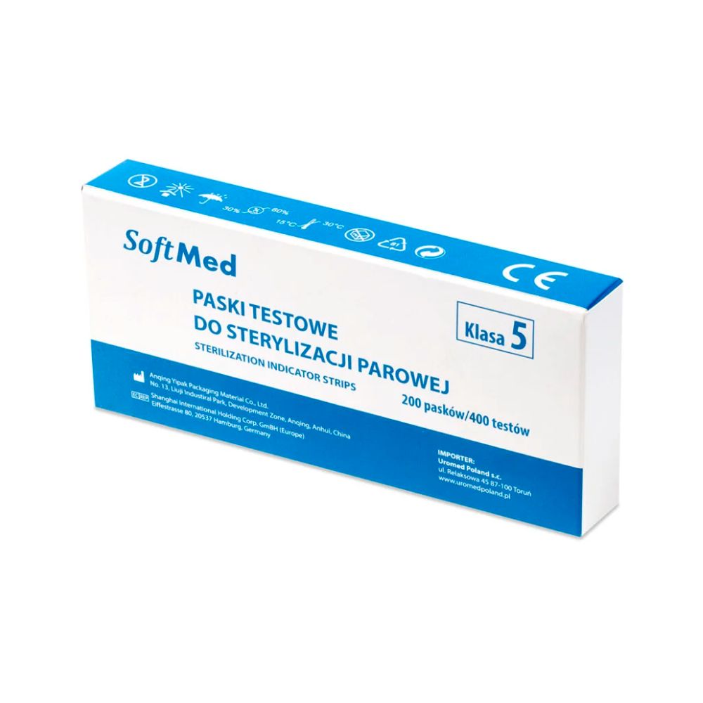 Test do sterylizacji parowej klasa 5 Softmed