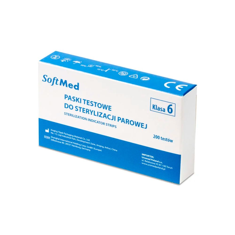 Test do sterylizacji parowej klasa 6 Softmed